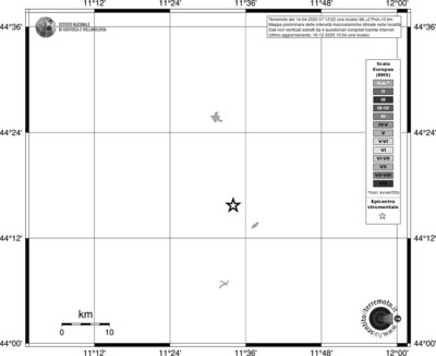 Mappa EMS - territori località