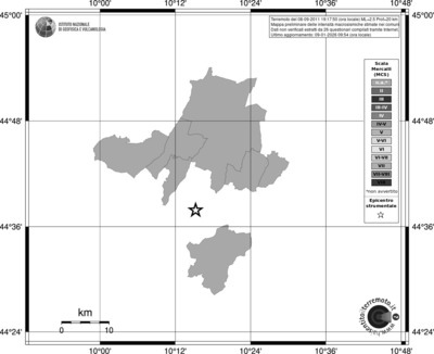Mappa MCS - territori comuni