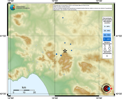 Mappa comuni con almeno 3 questionari