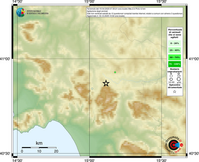 Mappa comuni con almeno 3 questionari
