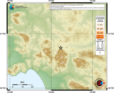 Mappa comuni con almeno 3 questionari