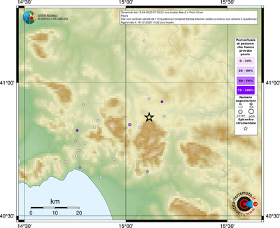 Mappa comuni con almeno 3 questionari