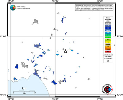 Mappa MCS - territori località