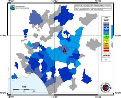 Mappa MCS - territori comuni