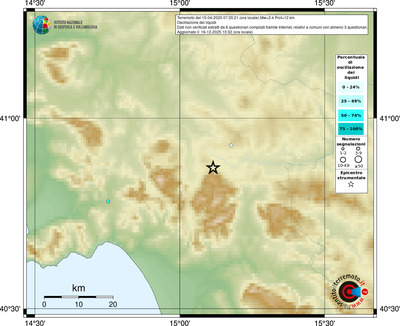 Mappa comuni con almeno 3 questionari