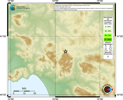 Mappa comuni con almeno 3 questionari