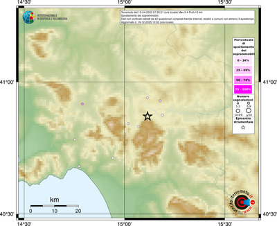 Mappa comuni con almeno 3 questionari