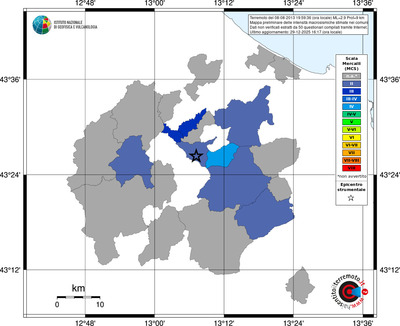 Mappa MCS - territori comuni