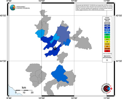 Mappa MCS - territori comuni