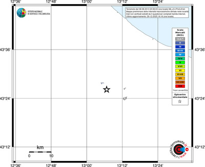 Mappa MCS - territori località