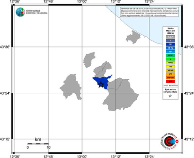 Mappa MCS - territori comuni