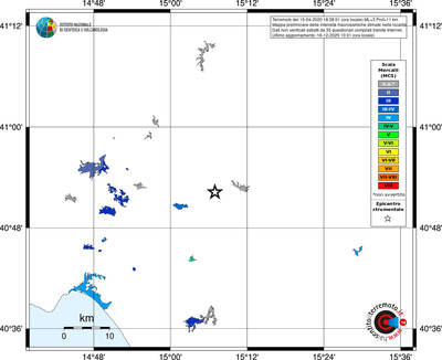Mappa MCS - territori località