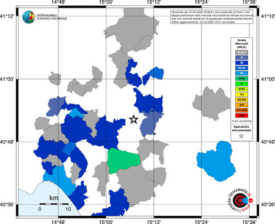 Mappa MCS - territori comuni