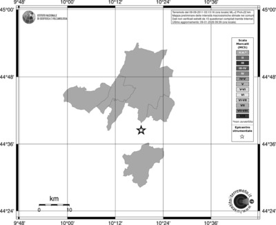 Mappa MCS - territori comuni