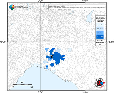 Mappa territorio comunale con almeno 3 questionari