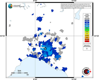 Mappa EMS - territori comuni