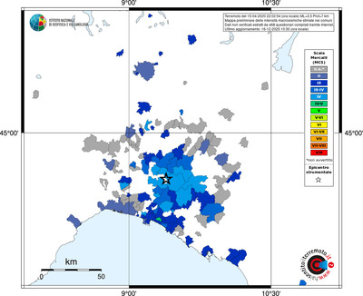 Mappa MCS - territori comuni