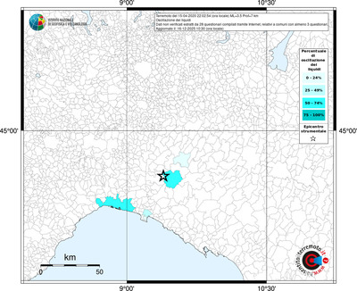 Mappa territorio comunale con almeno 3 questionari
