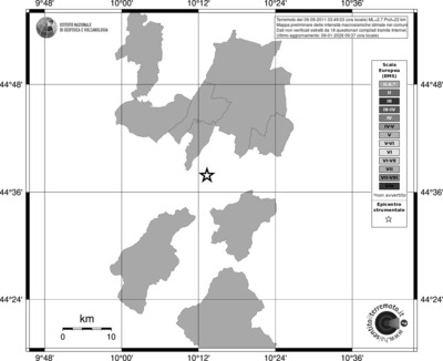 Mappa EMS - territori comuni