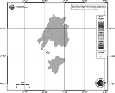 Mappa EMS - territori comuni
