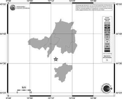 Mappa MCS - territori comuni