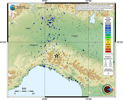 Mappa EMS - località