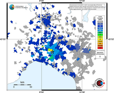 Mappa EMS - territori comuni