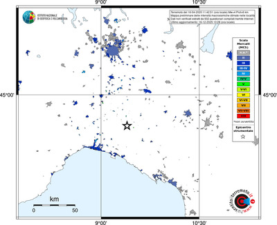 Mappa MCS - territori località