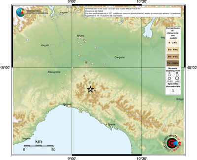 Mappa comuni con almeno 3 questionari