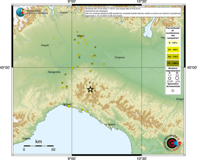 Mappa comuni con almeno 3 questionari
