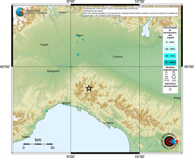 Mappa comuni con almeno 3 questionari