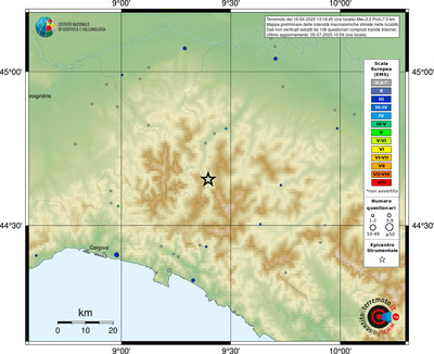 Mappa EMS - località