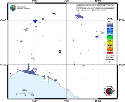 Mappa MCS - territori località
