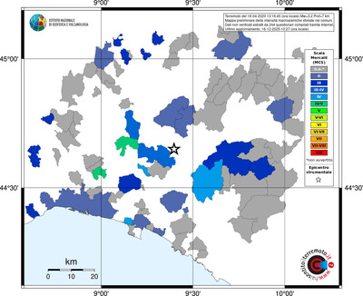 Mappa MCS - territori comuni