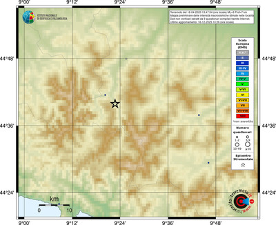 Mappa EMS - località