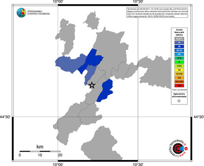 Mappa MCS - territori comuni