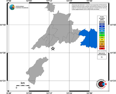 Mappa EMS - territori comuni
