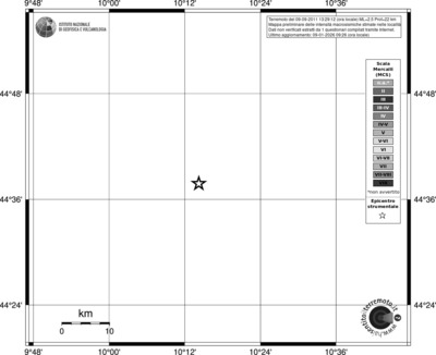 Mappa MCS - territori località