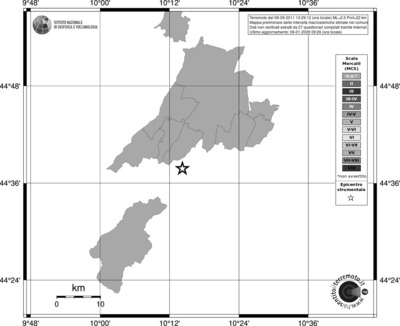 Mappa MCS - territori comuni