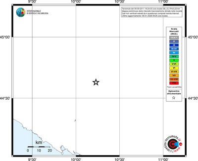 Mappa MCS - territori località