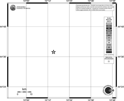 Mappa MCS - territori località