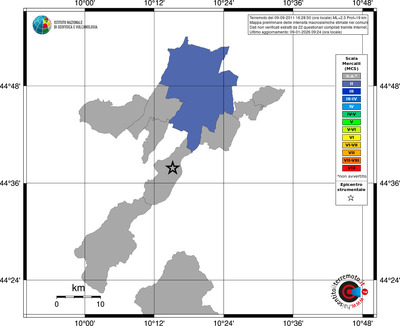 Mappa MCS - territori comuni