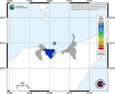 Mappa EMS - territori comuni