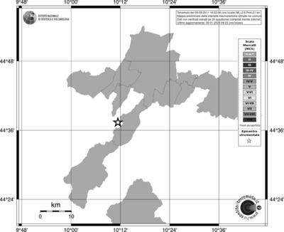 Mappa MCS - territori comuni