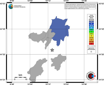 Mappa MCS - territori comuni