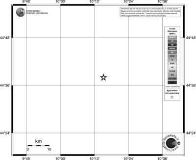 Mappa EMS - territori località