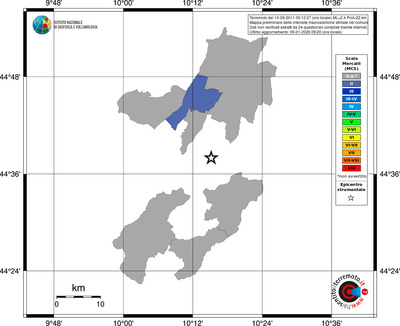 Mappa MCS - territori comuni