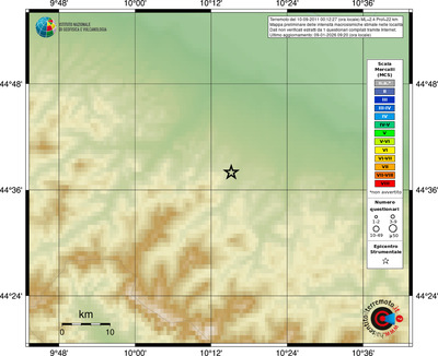 Mappa MCS - località