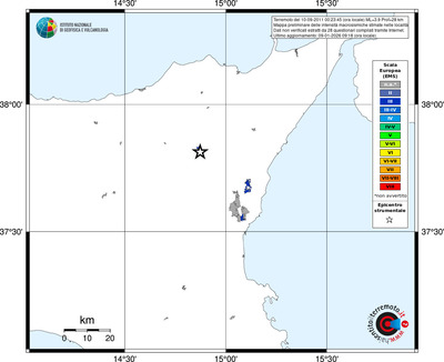 Mappa EMS - territori località
