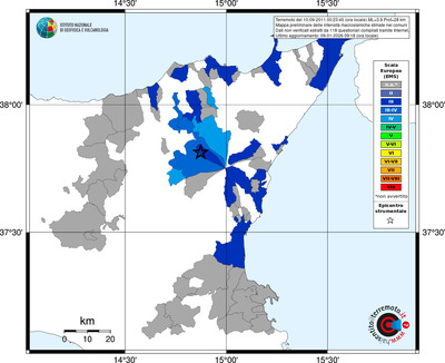 Mappa EMS - territori comuni
